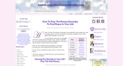 Desktop Screenshot of how-to-pray-the-rosary-everyday.com